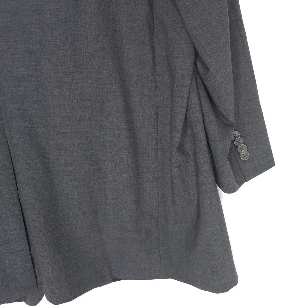 INDOCHINO New Men's Blazer Sport Coat LARGE Gray Wool Made for you APQ Jacket 52